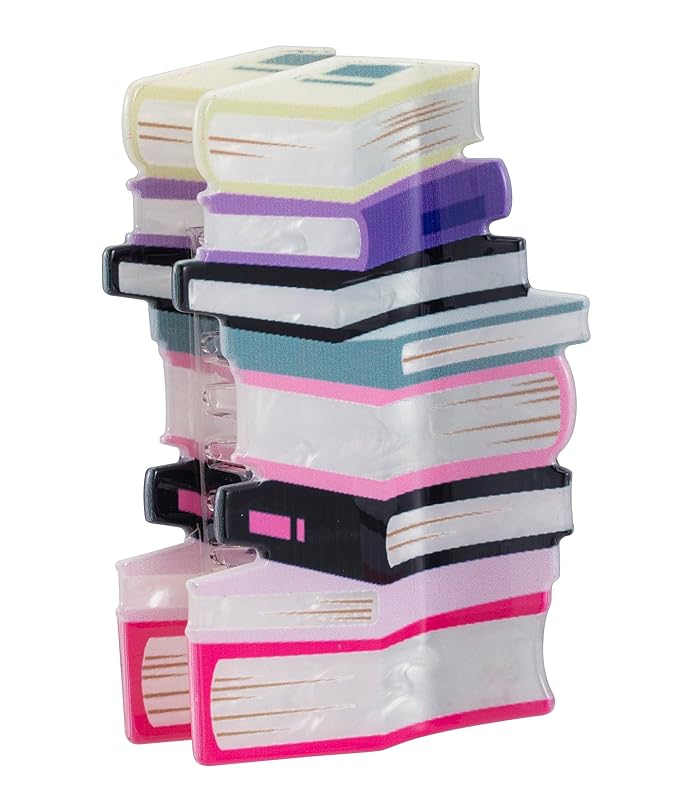 Book Stack Hair Claw