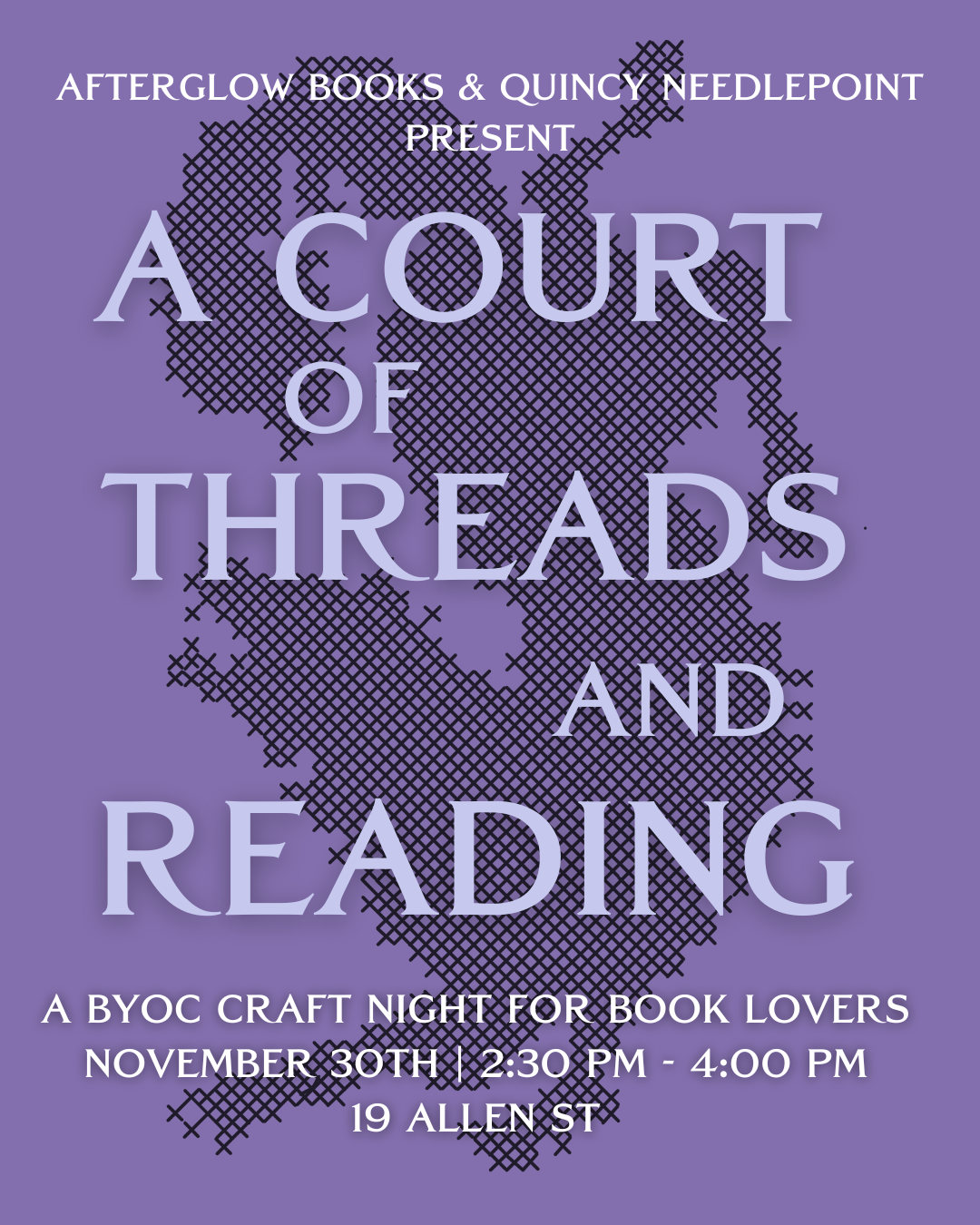 A Court of Threads and Reading Craft Club