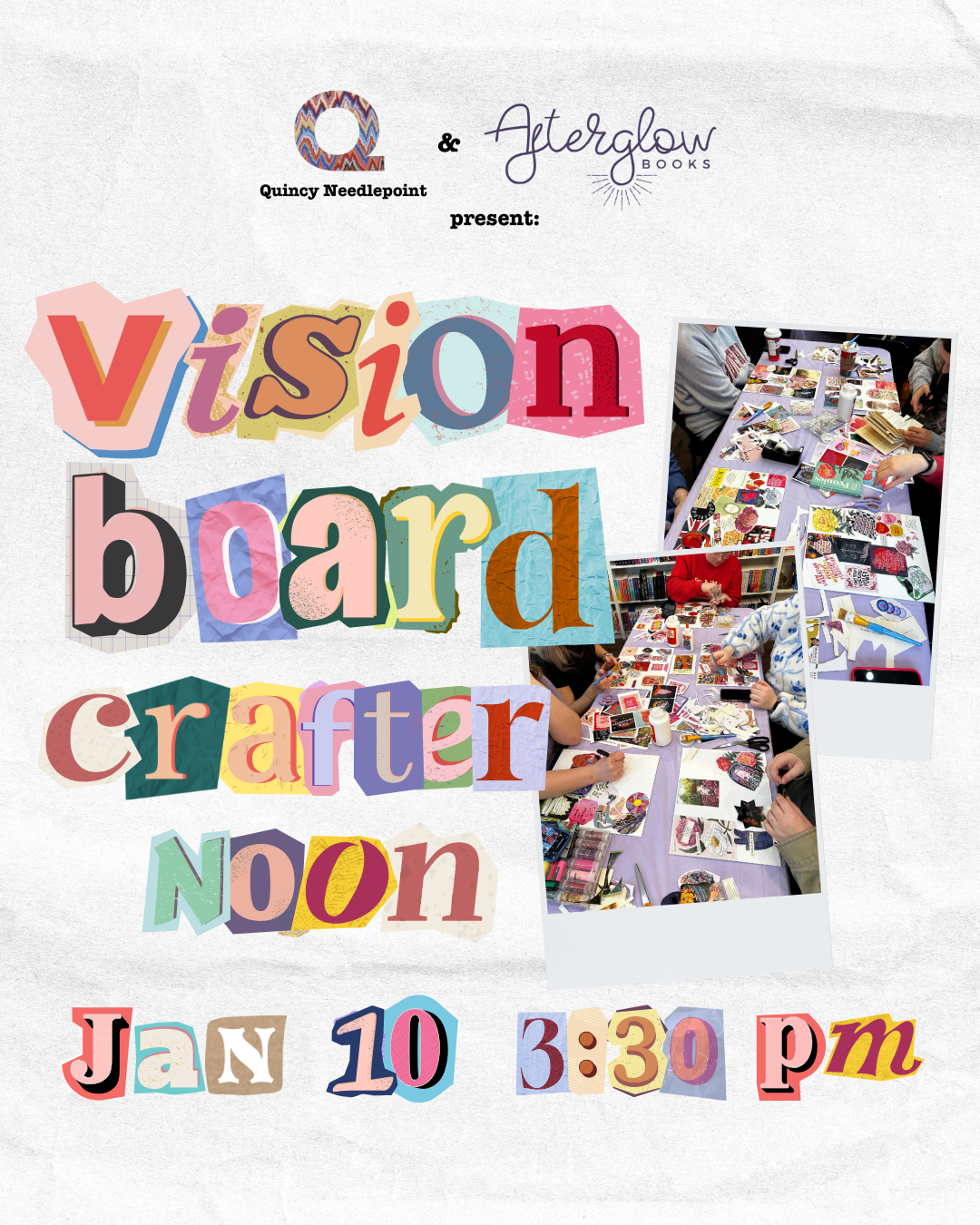 Vision Board Crafternoon - Jan 10