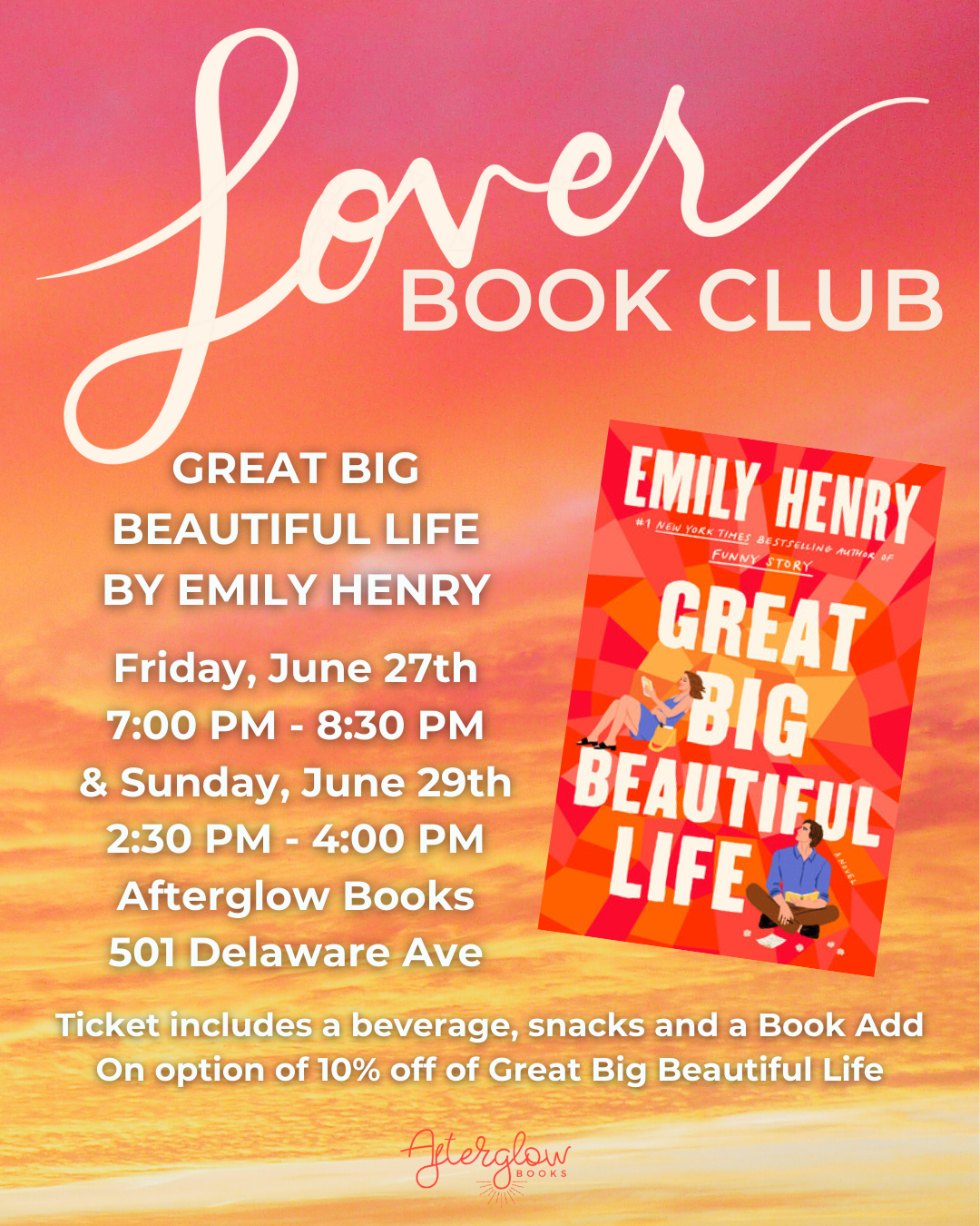 Lover Book Club - Great Big Beautiful Life