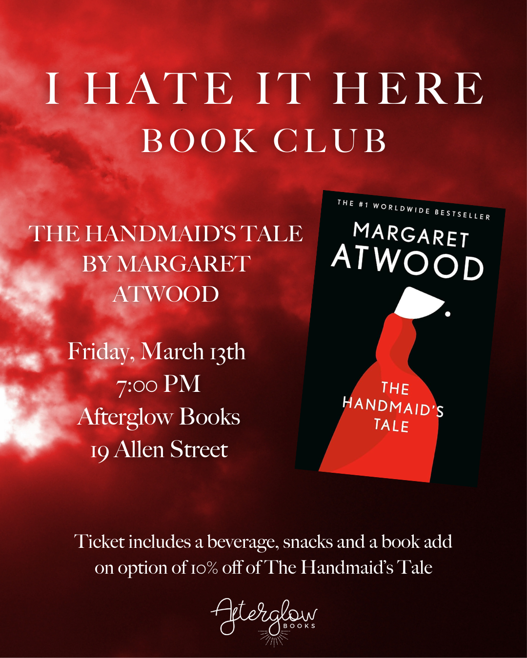 Hate It Here Book Club - The Handmaid's Tale