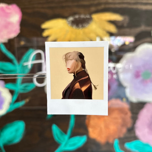 Evermore Polaroid Sticker