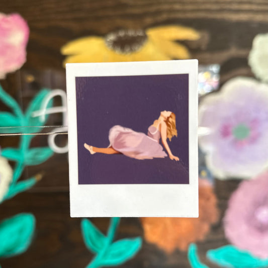 Speak Now Polaroid Sticker