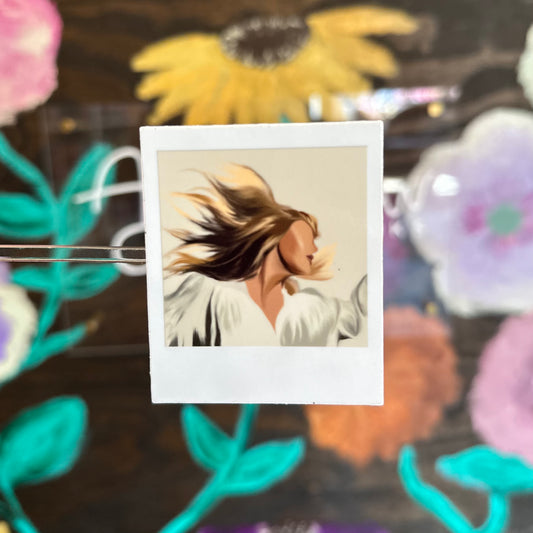 Fearless Polaroid Sticker