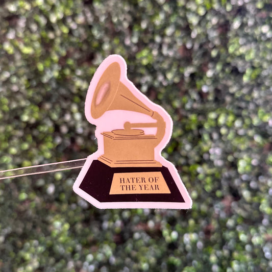 Hater of the Year Sticker