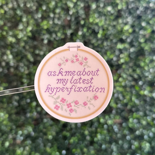 Hyperfixation Sticker