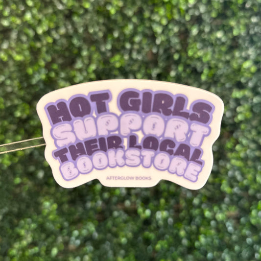 Hot Girls Support Sticker