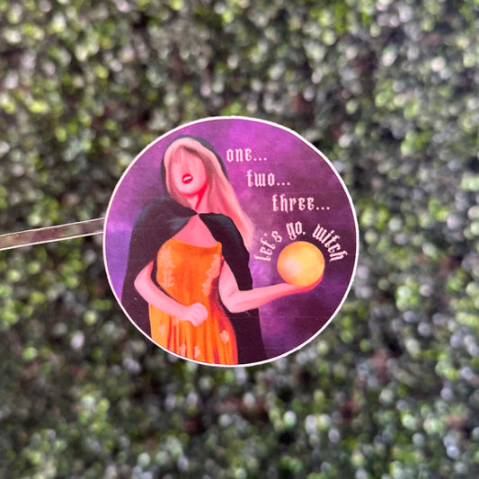 Let's Go, Witch Sticker