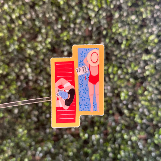 Beach Read Sticker