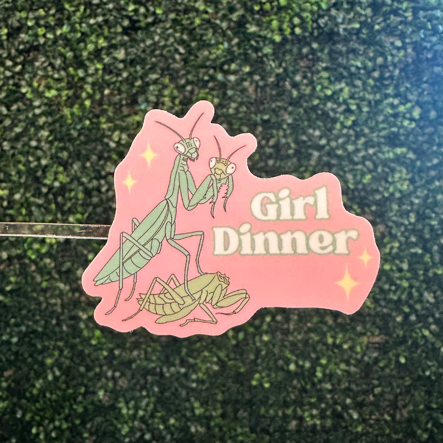 Girl Dinner Sticker