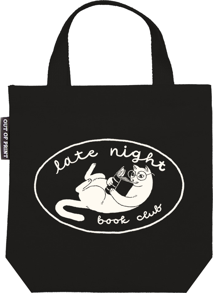 Late Night Book Club Mini Tote