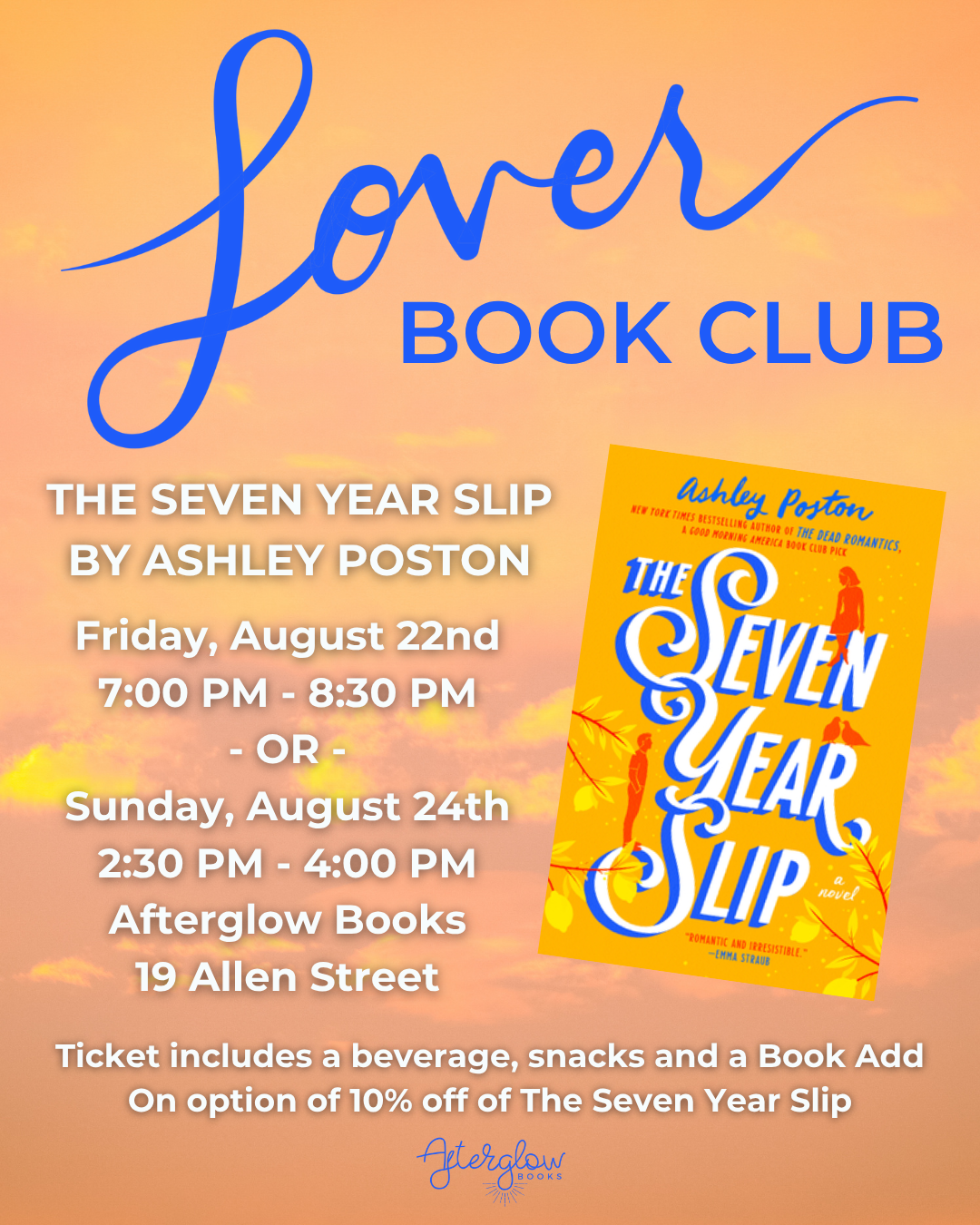 Lover Book Club - The Seven Year Slip