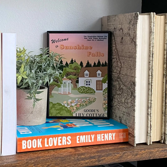 Lily Cottage Art Print