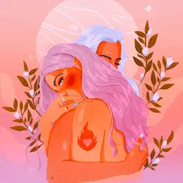 The Lovers Tarot Art Print