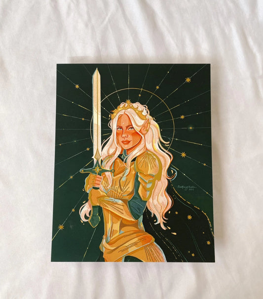 Aelin Gold Foil Art Print