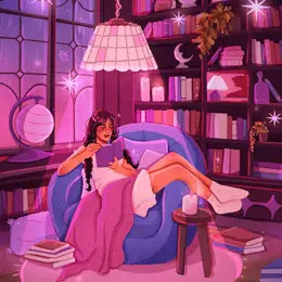 Cozy Reading Nook Print