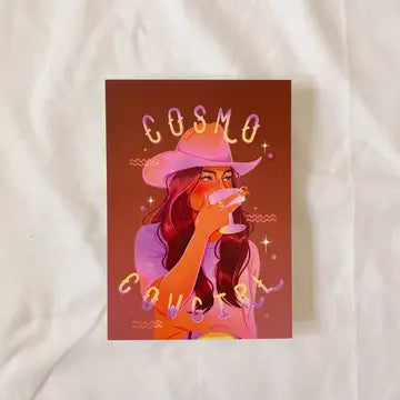 Cosmo Cowgirl Print
