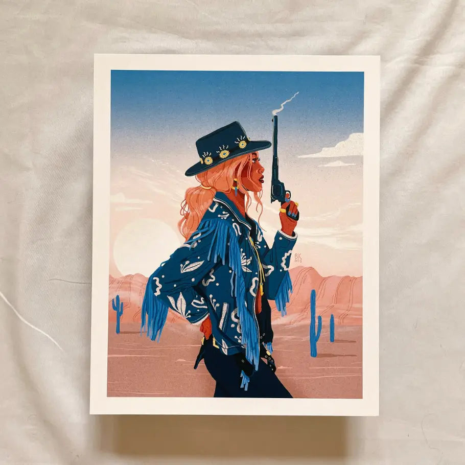 Gun Smoke Print
