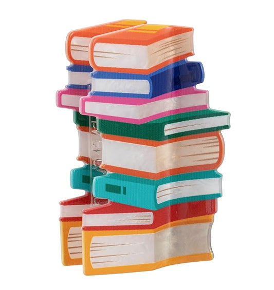 Book Stack Hair Claw