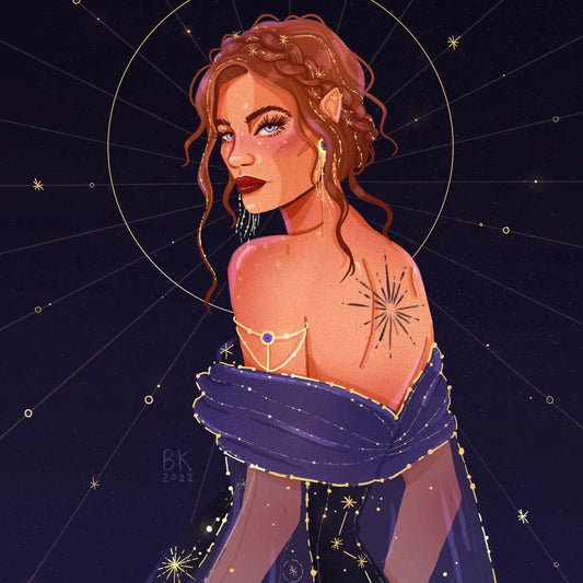 Nesta Gold Foil Art Print