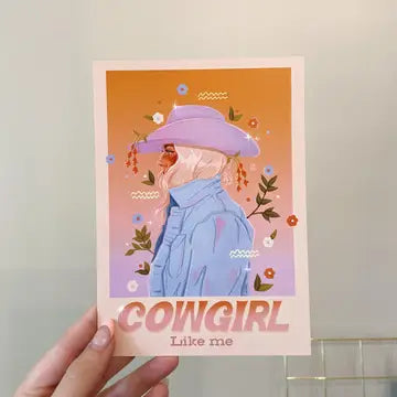 Cowgirl Like Me Gradient Print