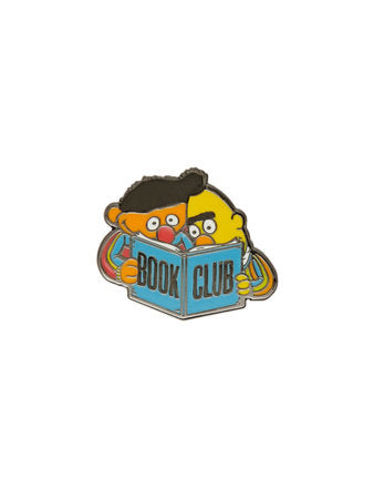 Bert and Ernie Book Club Enamel Pin