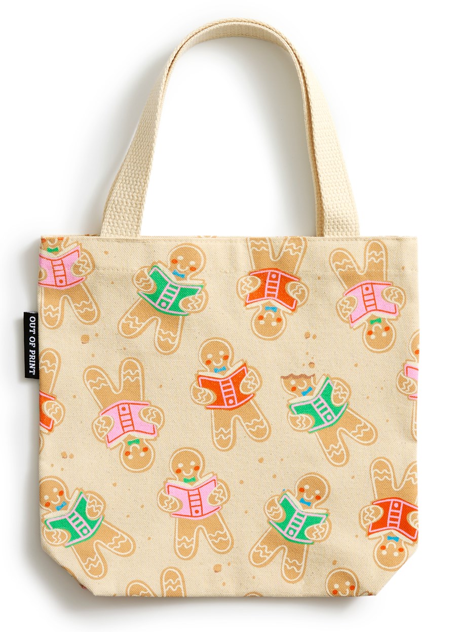 Gingerbread Book Club Mini Tote