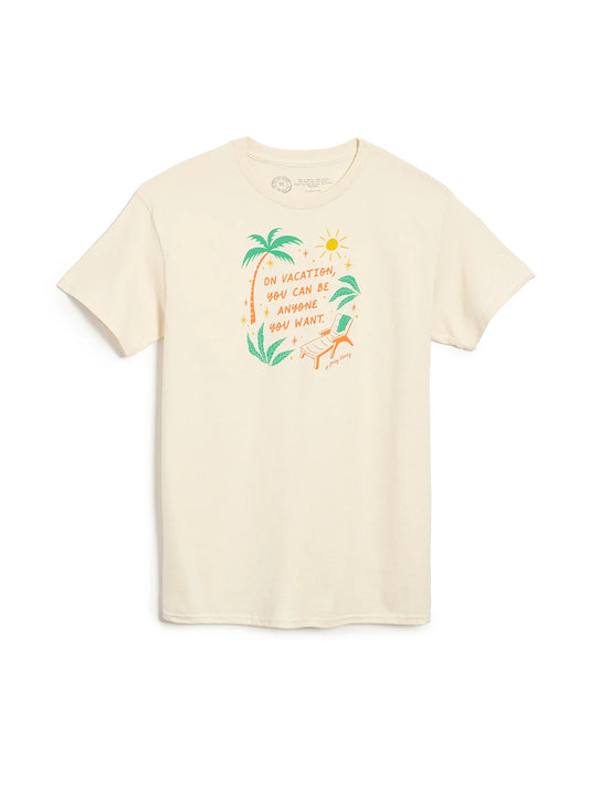 Emily Henry: On Vacation You Can Be Anyone You Want Unisex T-Shirt
