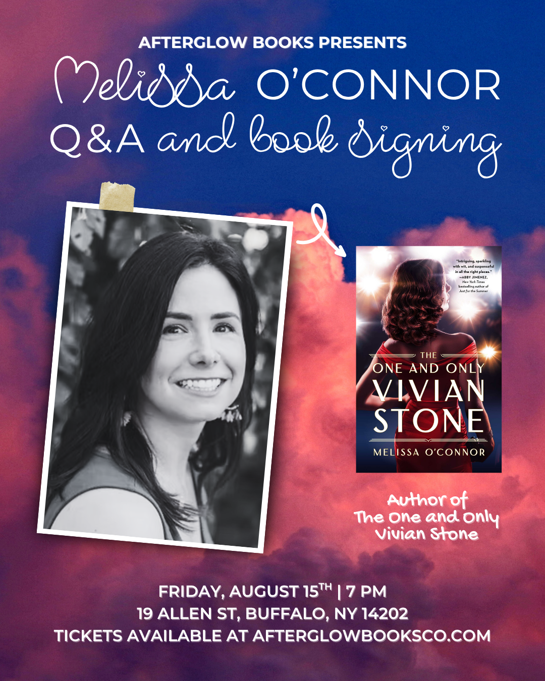 Melissa O'Connor Q&A/Book Signing