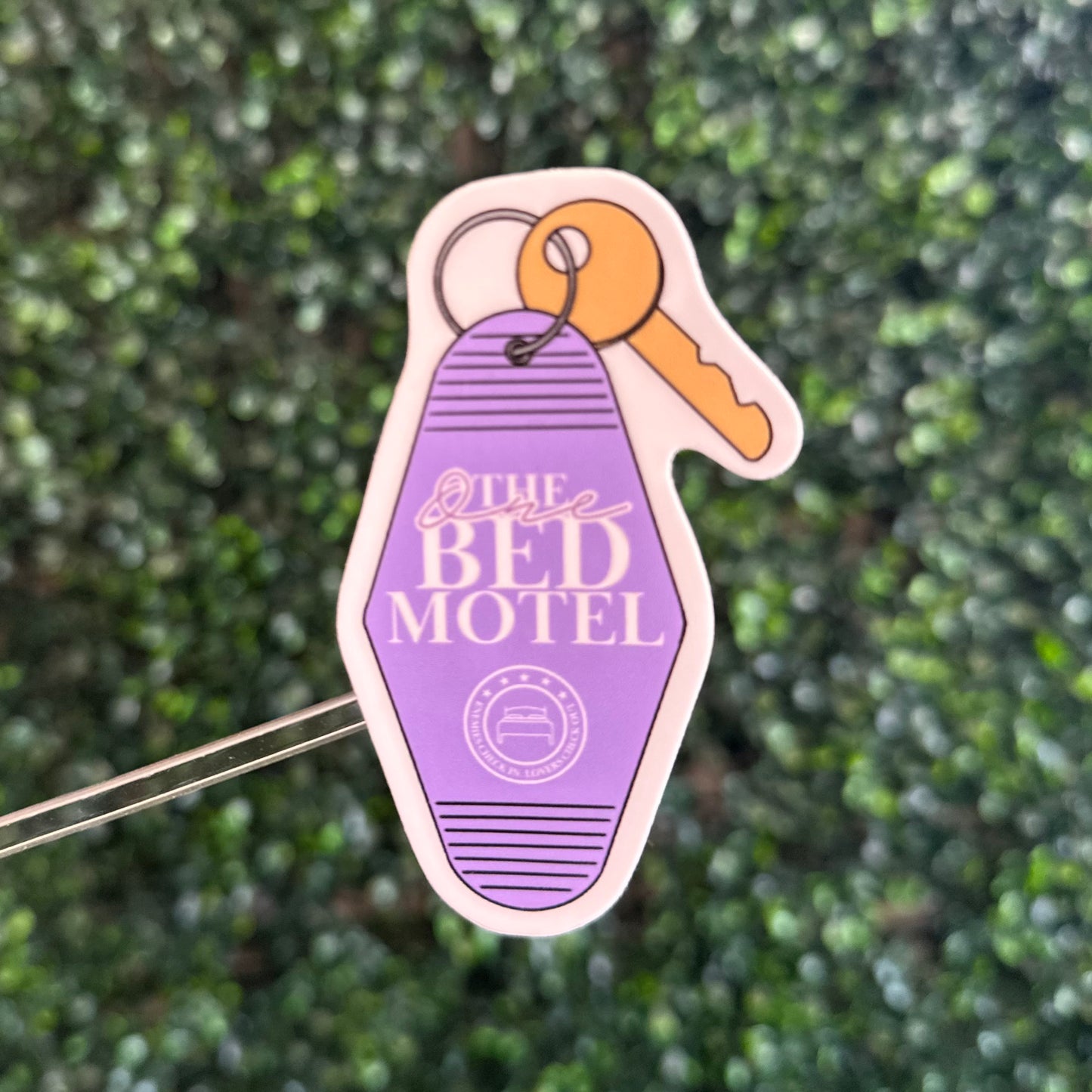 One Bed Motel Sticker