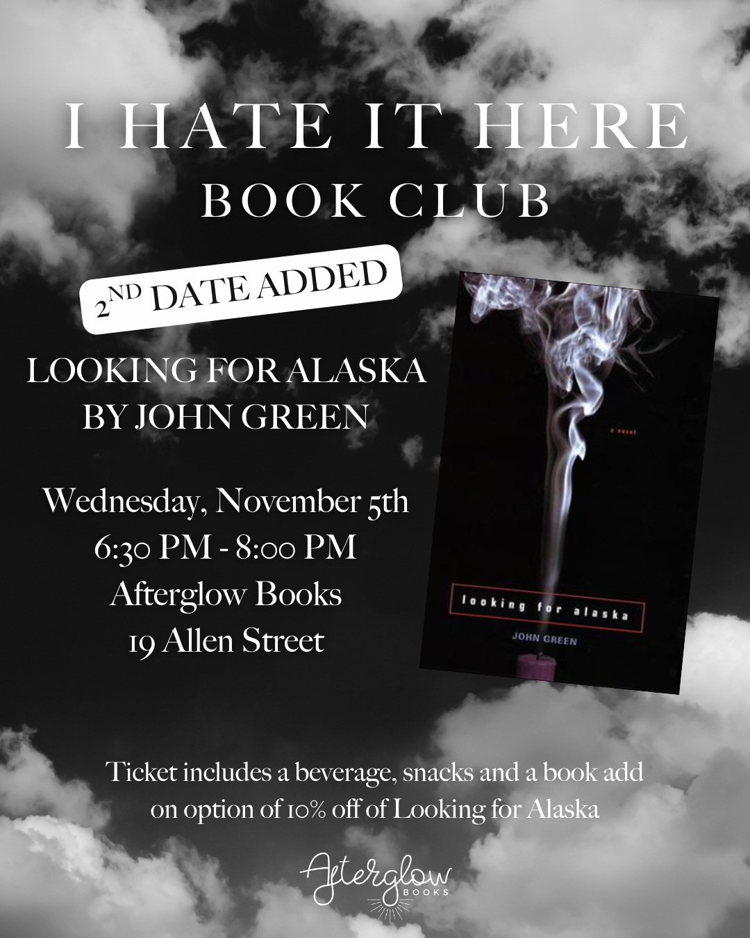 Hate It Here Book Club - Looking for Alaska