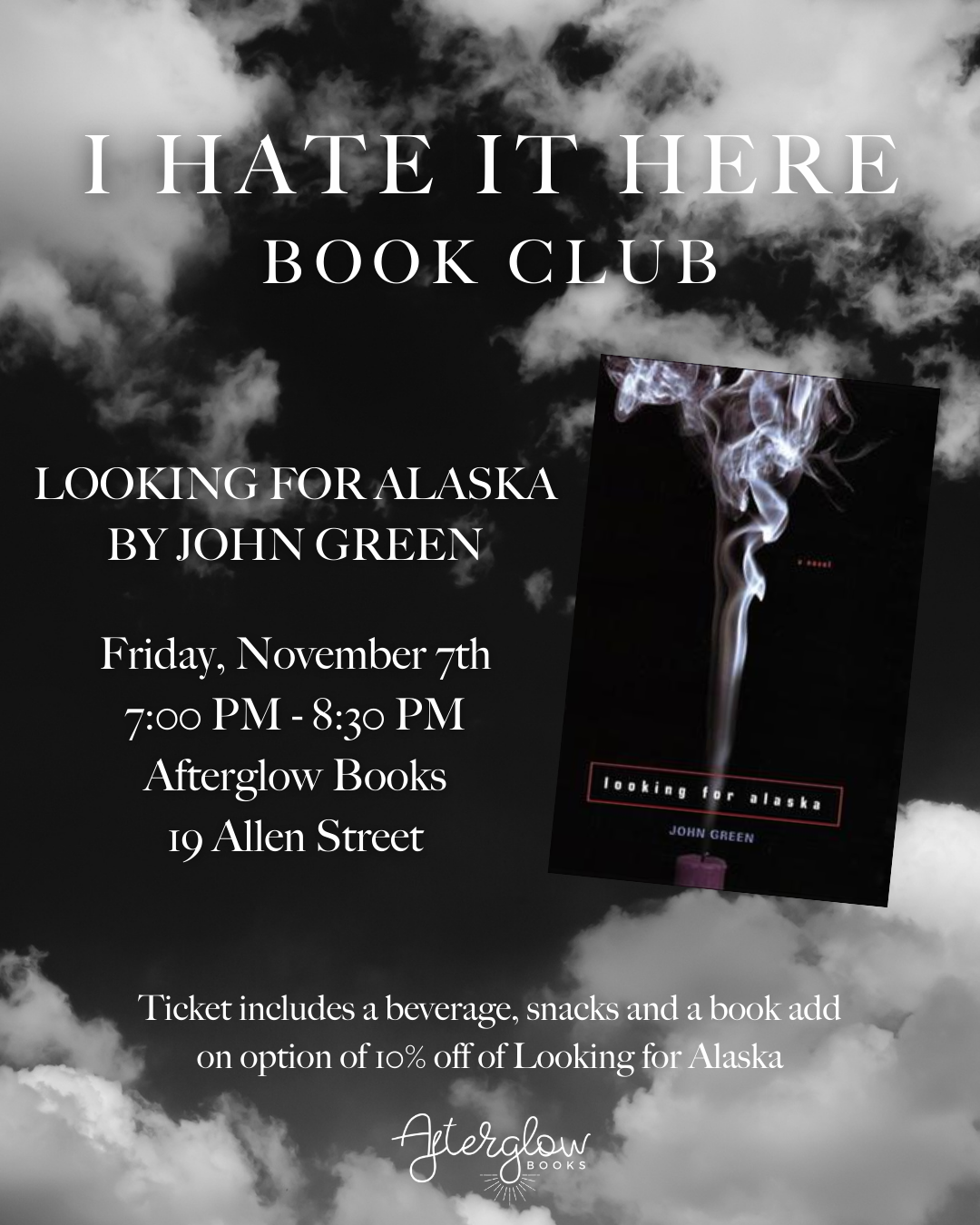 Hate It Here Book Club - Looking for Alaska