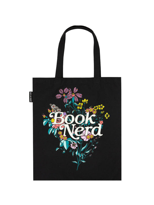 Book Nerd Floral Tote