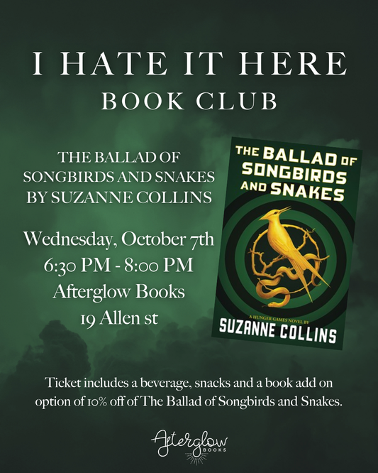 Hate It Here Book Club - The Ballad of Songbirds and Snakes
