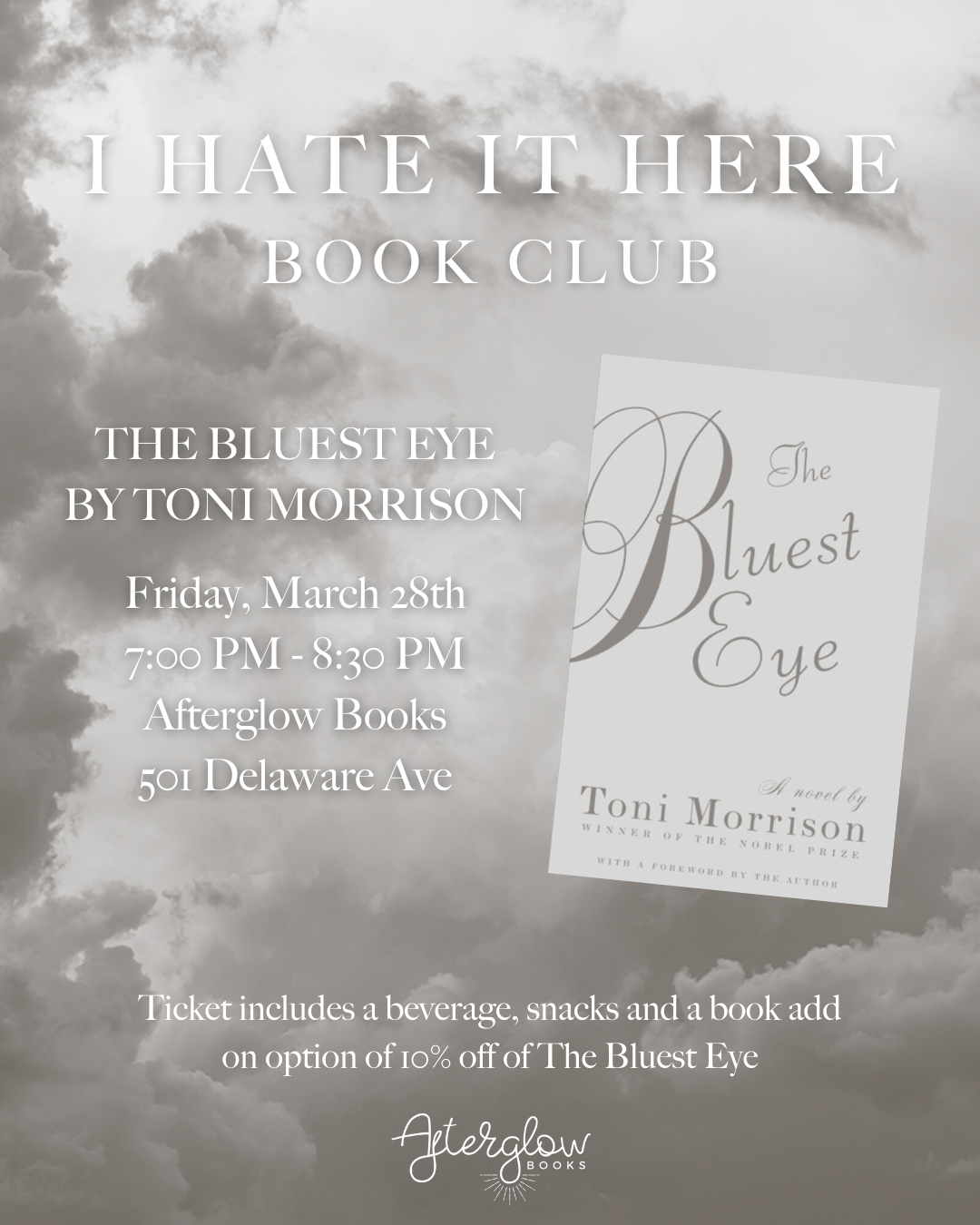 Hate It Here Book Club - The Bluest Eye