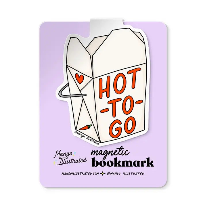 Hot-To-Go Magnetic Bookmark