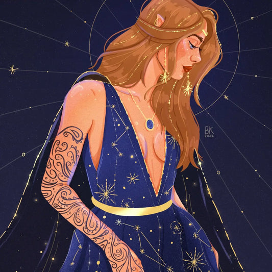 Feyre Gold Foil Art Print